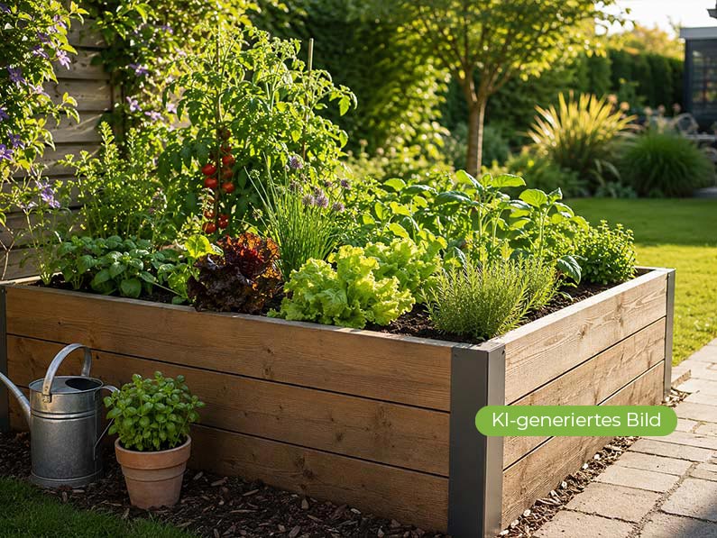 Hochbeet im Garten – Vorteile, Nachteile und worauf Sie beim Anlegen achten sollten - Gartenbau Müß