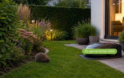 Mähroboter im Garten – worauf Sie in München und Umgebung zum Schutz von Igeln achten sollten