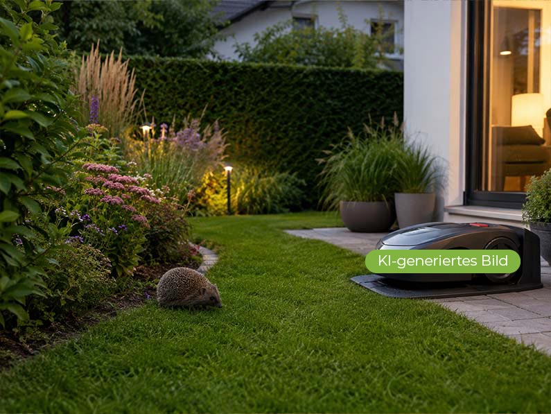 Mähroboter im Garten – worauf Sie in München und Umgebung zum Schutz von Igeln achten sollten - Gartenbau Müß für München und Umgebung