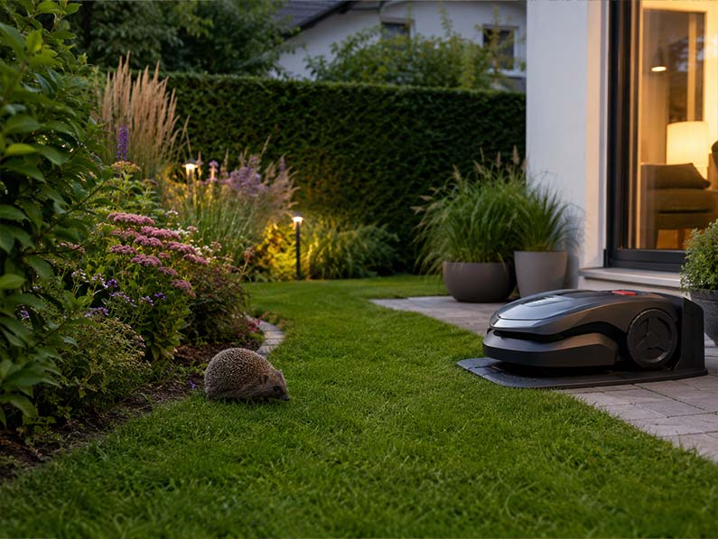 Mähroboter im Garten – worauf Sie in München und Umgebung zum Schutz von Igeln achten sollten - Gartenbau Müß